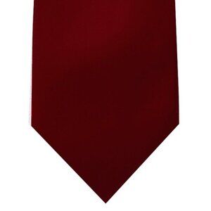 Burgundy Solid Tie – 3.25” Classic Width | 100% Microfiber